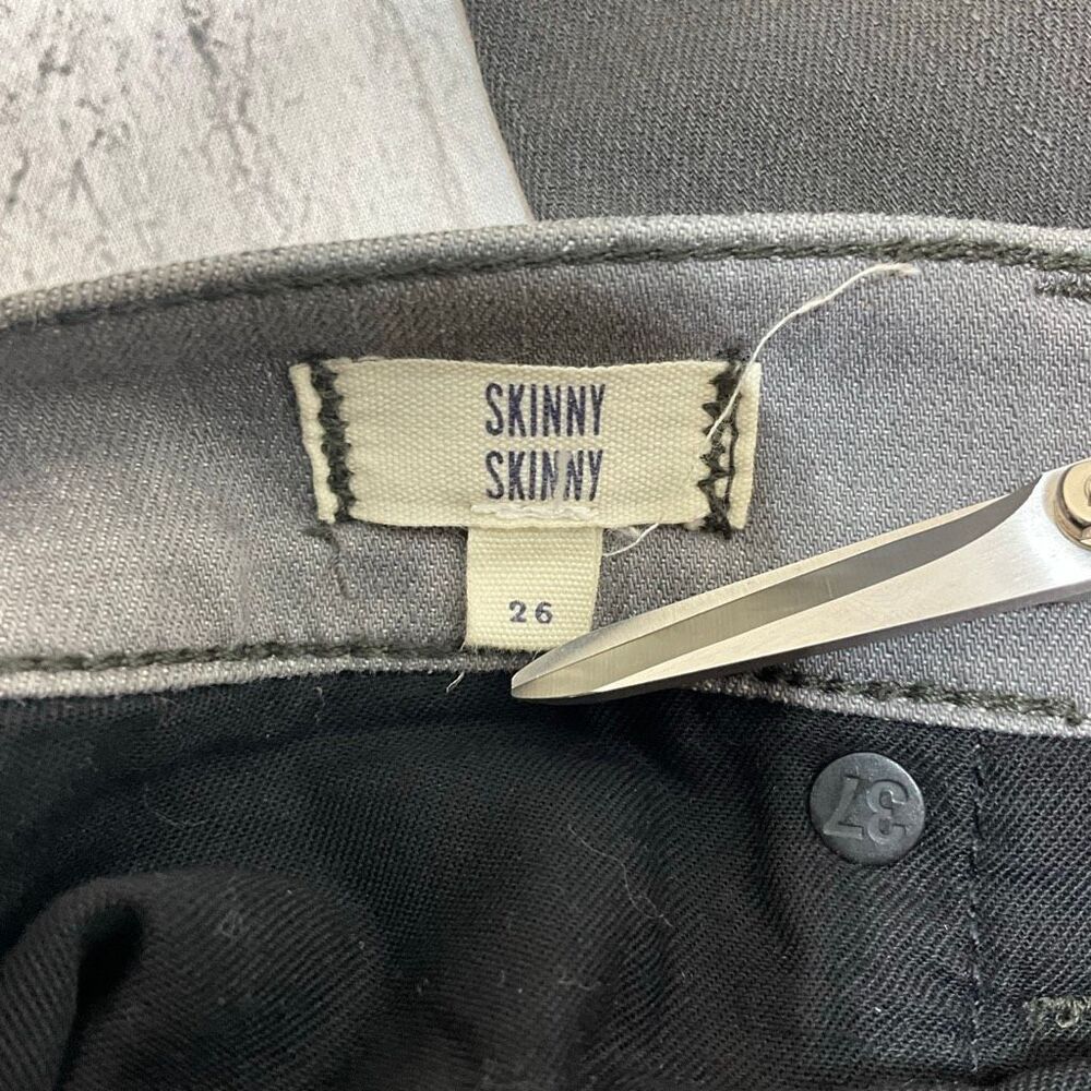 MADEWELL Skinny Jeans Charcoal Gray 26 - Picture 5 of 6